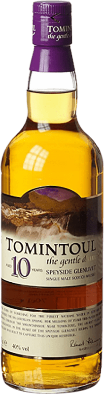 43,95 € Envio grátis | Whisky Single Malt Tomintoul Speyside Reino Unido 10 Anos Garrafa 1 L