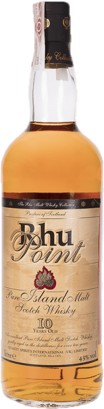 32,95 € Free Shipping | Whisky Single Malt Rhu Point Scotland United Kingdom 10 Years Bottle 1 L