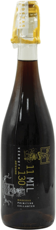 16,95 € Free Shipping | Vermouth Primitivo Collantes Rojo 11 Mil 130 Once Mil Ciento Treinta Spain Bottle 75 cl