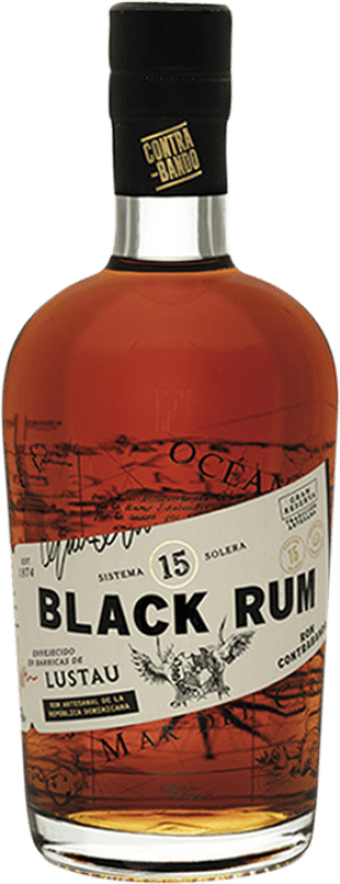 34,95 € Envoi gratuit | Rhum Oliver & Oliver Contrabando Black République Dominicaine Bouteille 70 cl