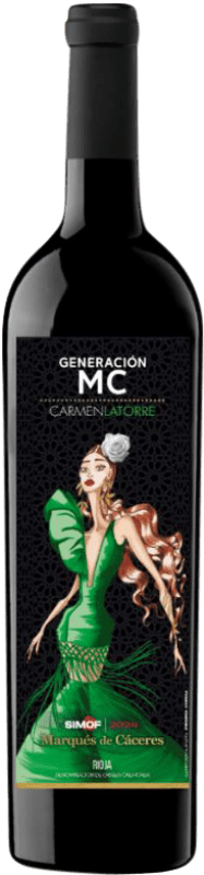22,95 € Envio grátis | Vinho tinto Marqués de Cáceres Simof Edición Limitada D.O.Ca. Rioja La Rioja Espanha Tempranillo Garrafa 75 cl