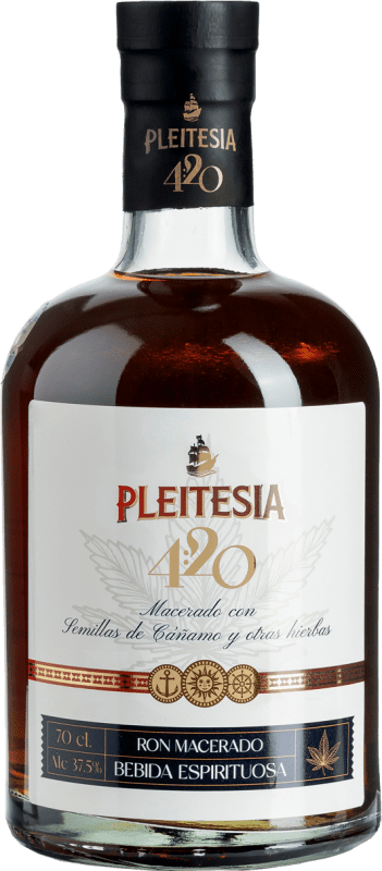 19,95 € Envio grátis | Rum Mediterranean Pleitesía 4:20 Andaluzia Espanha 70 cl