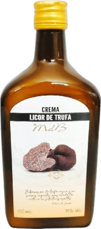 14,95 € Free Shipping | Liqueur Cream Mediterranean MdB Crema de Trufa y Chocolate Andalusia Spain Bottle 70 cl