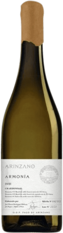 62,95 € Envoi gratuit | Vin blanc Arínzano Armonía Colección Crianza D.O.P. Vino de Pago de Arínzano Navarre Espagne Chardonnay Bouteille 75 cl