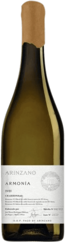 62,95 € Kostenloser Versand | Weißwein Arínzano Armonía Colección Crianza — Kurze Fassreifung D.O.P. Vino de Pago Señorío de Arínzano Navarra Spanien Chardonnay Flasche 75 cl