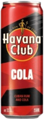 4,95 € 免费送货 | 饮料和搅拌机 Havana Club Cola 古巴 铝罐 25 cl