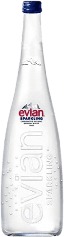 4,95 € Бесплатная доставка | Вода Evian Sparkling Франция бутылка 75 cl