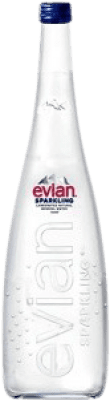 2,95 € Spedizione Gratuita | Acqua Evian Frizzante, Mineral Natural — Minerale Naturale Francia Bottiglietta Terzo 33 cl
