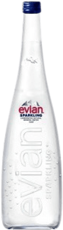 2,95 € Spedizione Gratuita | Acqua Evian Sparkling Francia Bottiglia Terzo 33 cl