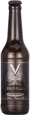 4,95 € Kostenloser Versand | Kräuterlikör Valhalla Hidromiel Tradicional Spanien Drittel-Liter-Flasche 33 cl