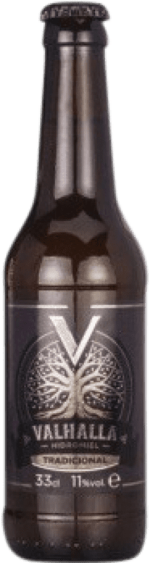 6,95 € Kostenloser Versand | Kräuterlikör Valhalla Hidromiel Tradicional Spanien Drittel-Liter-Flasche 33 cl