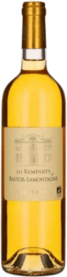 17,95 € Envio grátis | Vinho fortificado Château Bastor-Lamontagne Les Remparts A.O.C. Sauternes Bordeaux França Meia Garrafa 37 cl