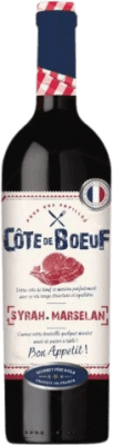 17,95 € 免费送货 | 红酒 Gourmet Père & Fils Côte de Boeuf 年轻的 法国 Syrah, Marselan 瓶子 Magnum 1,5 L