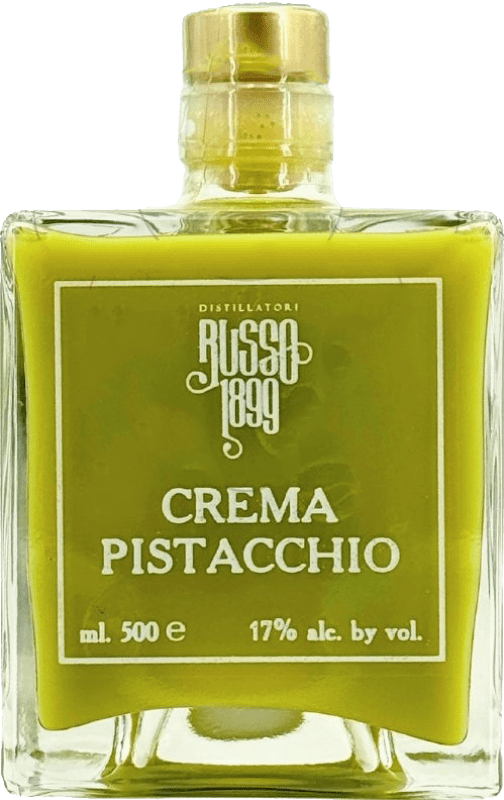 25,95 € Free Shipping | Cream Liqueur Russo Italy Medium Bottle 50 cl Pistacchio — Pistachio