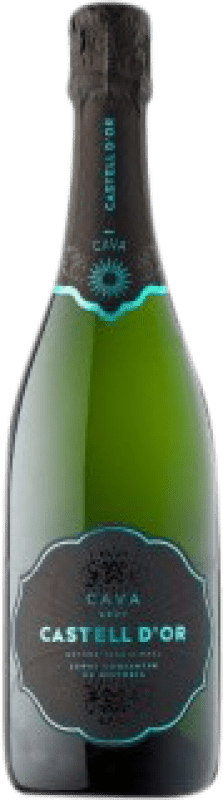 8,95 € Free Shipping | White Sparkling Wine Castell d'Or Brut Young D.O. Cava Catalonia Spain Half Bottle 37 cl