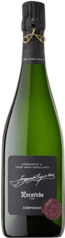 339,95 € Envio grátis | Espumante branco Recaredo Homenatge Josep Mata Capellades Brut Nature Grande Reserva Corpinnat Catalunha Espanha Garrafa 75 cl