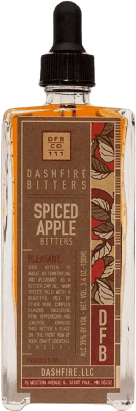 31,95 € Envoi gratuit | Schnaps Dashfire Bitters Bitter Apple Spiced — Épicé États Unis Mini-Bouteille 10 cl