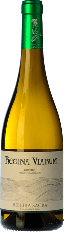 17,95 € Envoi gratuit | Vin blanc Regina Viarum D.O. Ribeira Sacra Galice Espagne Godello Bouteille Magnum 1,5 L