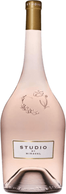 125,95 € 免费送货 | 桃红葡萄酒 Château Miraval Studio by Miraval Rosé — 桃红葡萄酒 法国 双大瓶 — Jeroboam-Double Magnum 3 L