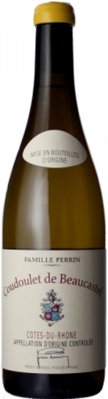 43,95 € Бесплатная доставка | Белое вино Famille Perrin Coudoulet de Beaucastel Blanc A.O.C. Côtes du Rhône Франция бутылка 75 cl