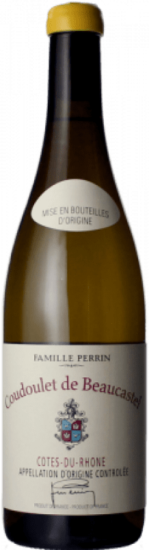 48,95 € Envio grátis | Vinho Branco Famille Perrin Coudoulet de Beaucastel A.O.C. Côtes du Rhône França 75 cl