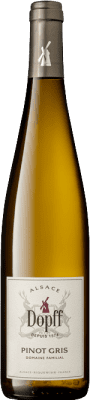 24,95 € Kostenloser Versand | Weißwein Dopff au Molin Domaine Familial A.O.C. Alsace Elsass Frankreich Grauburgunder Flasche 75 cl