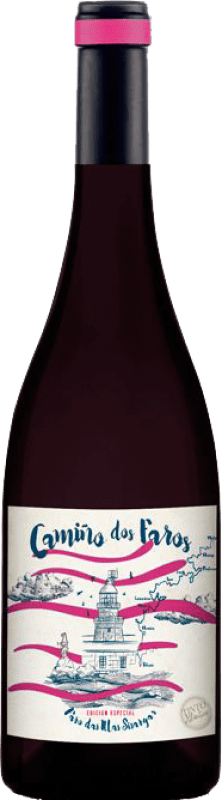 10,95 € 免费送货 | 红酒 Cunqueiro Camiño dos Faros Tinto D.O. Ribeiro 加利西亚 西班牙 瓶子 75 cl