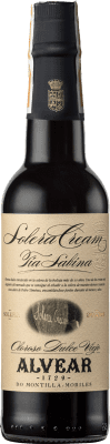 12,95 € Envoi gratuit | Vin Fortifié Alvear Tía Sabina Cream Solera D.O. Montilla-Moriles Espagne Demi-Bouteille 37 cl