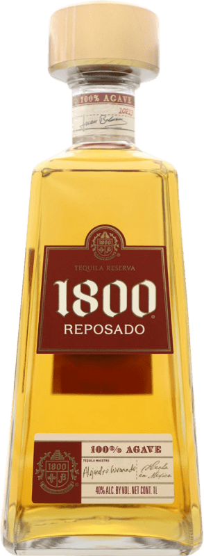 49,95 € Kostenloser Versand | Tequila 1800 Reposado Mexiko 1 L