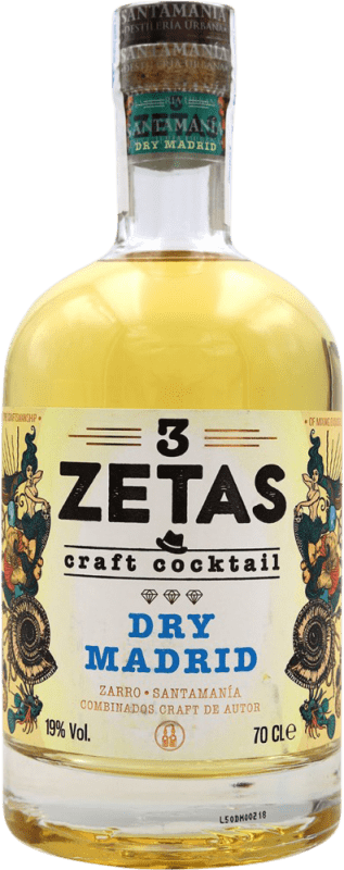 12,95 € Бесплатная доставка | Schnapp 3 Zetas Dry Madrid Cocktail Испания бутылка 70 cl