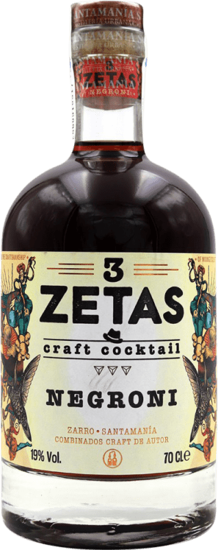 12,95 € Envío gratis | Schnapp 3 Zetas Negroni Cocktail España Botella 70 cl