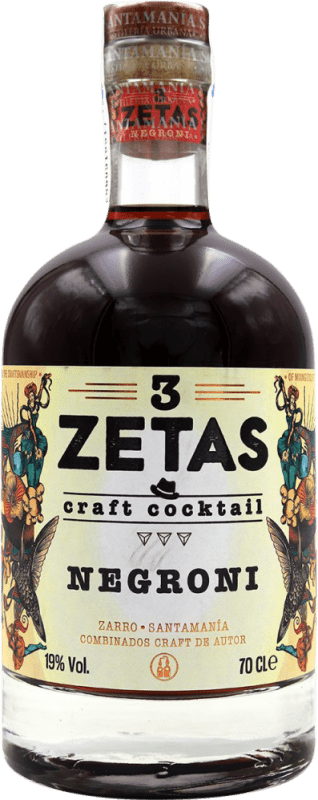 12,95 € Бесплатная доставка | Schnapp 3 Zetas Negroni Cocktail Испания бутылка 70 cl