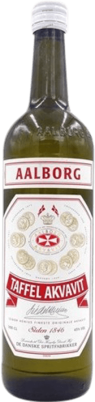 22,95 € Бесплатная доставка | Марк Aalborg Akvavit Taffel Дания бутылка 1 L