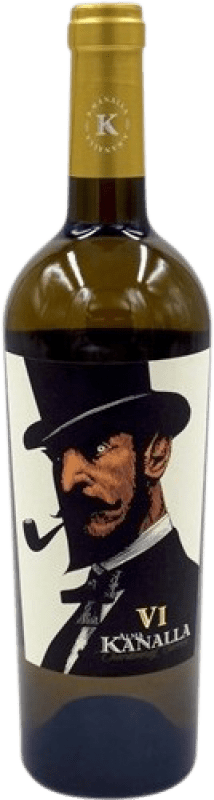 11,95 € Envio grátis | Vinho branco Alma Kanalla Blanco D.O. Jumilla Região de Múrcia Espanha Garrafa 75 cl
