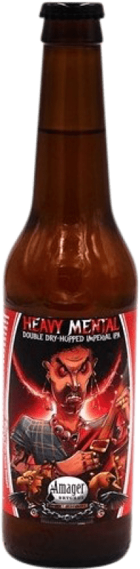 6,95 € 送料無料 | ビール Amager Heavy Mental デンマーク 3分の1リットルのボトル 33 cl