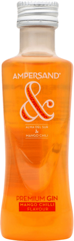 1,95 € Kostenloser Versand | Genever Gin Ampersand Großbritannien Miniaturflasche 5 cl Mango, Chili Pepper — Chilischote