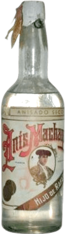 71,95 € Kostenloser Versand | Anislikör Anís Machaquito Sammlerexemplar Trocken Spanien Flasche 70 cl