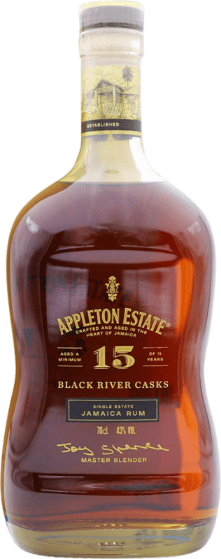 93,95 € Spedizione Gratuita | Rum Appleton Estate Black River Cask — Botte Giamaica 15 Anni 70 cl