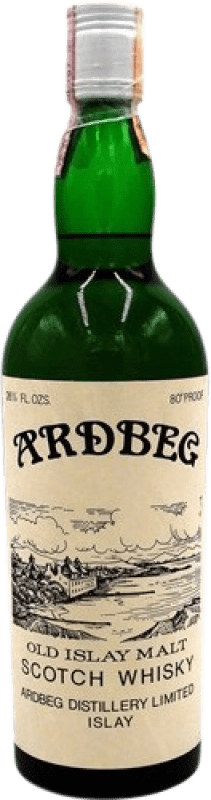 3 769,95 € Envio grátis | Whisky Single Malt Ardbeg Etiqueta Blanca Espécime de Colecionador Escócia Reino Unido Garrafa 70 cl