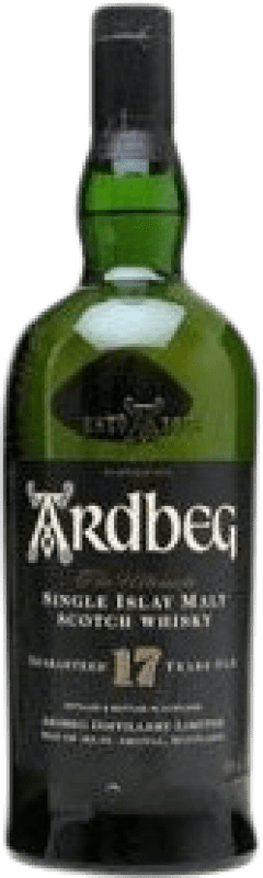 986,95 € Envio grátis | Whisky Single Malt Ardbeg Escócia Reino Unido 17 Anos 70 cl