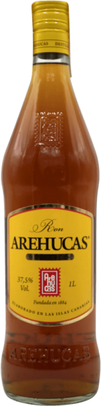 19,95 € Envío gratis | Ron Arehucas Carta de Oro España Botella 1 L