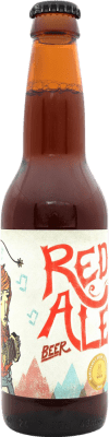 2,95 € Free Shipping | Beer Artesanas de Albacete Red Ale Spain One-Third Bottle 33 cl