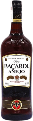 46,95 € Envío gratis | Ron Bacardí Añejo Puerto Rico 1 L