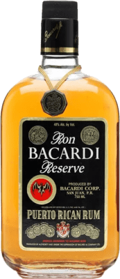 357,95 € Free Shipping | Rum Bacardí Reserve Puerto Rico Bottle 70 cl