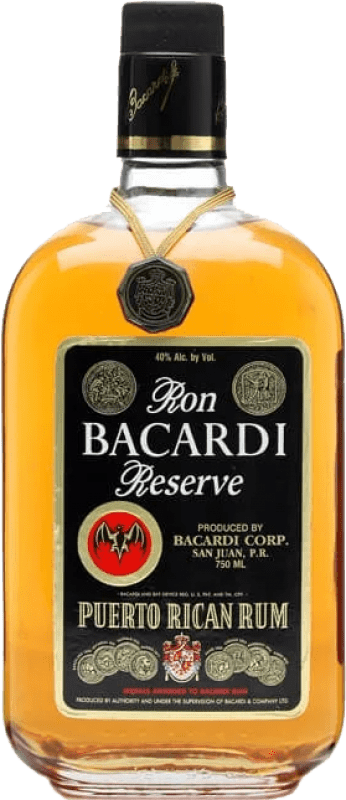 357,95 € Envío gratis | Ron Bacardí Reserva Puerto Rico Botella 70 cl