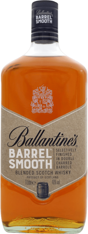 31,95 € 送料無料 | ウイスキーブレンド Ballantine's Barrel Smooth スコットランド イギリス ボトル 1 L