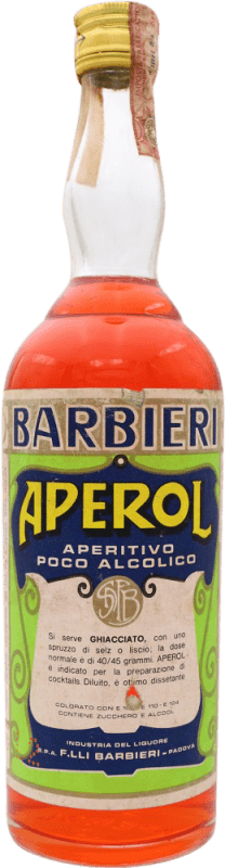 274,95 € 免费送货 | 利口酒 Barbieri Aperol Aperitivo 收藏家标本 意大利 瓶子 70 cl