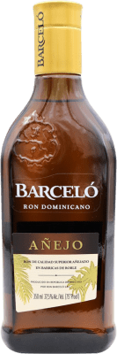 10,95 € Envío gratis | Ron Barceló Añejo República Dominicana Botellín Tercio 35 cl