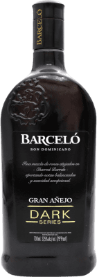 26,95 € Envio grátis | Rum Barceló Dark — Escuro Gran Añejo — Envelhecido Superior República Dominicana 70 cl