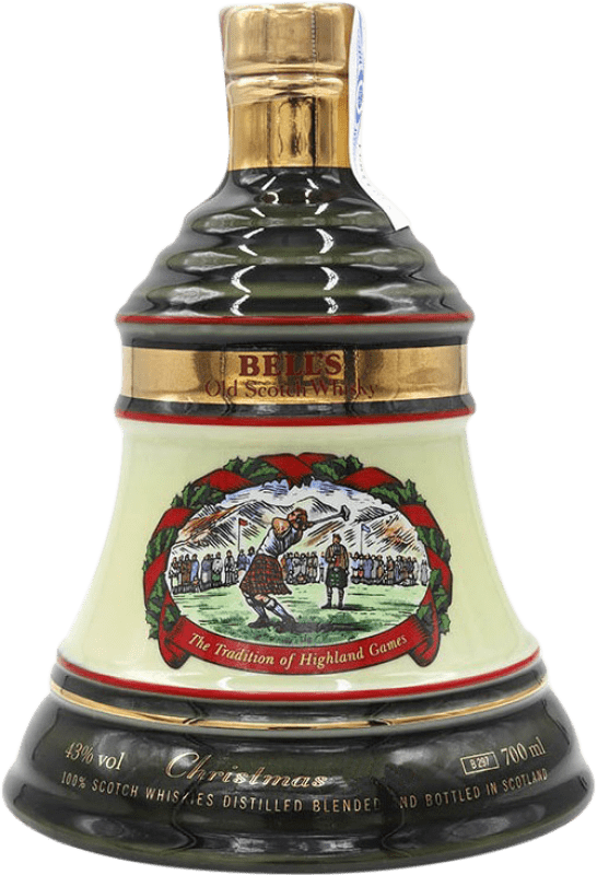 274,95 € Kostenloser Versand | Whiskey Blended Bell's Christmas Edition 1995 Schottland Großbritannien Flasche 70 cl